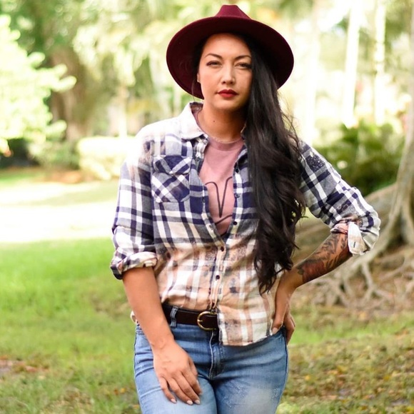 Blue Bleached Flannel - Picture 2 of 6